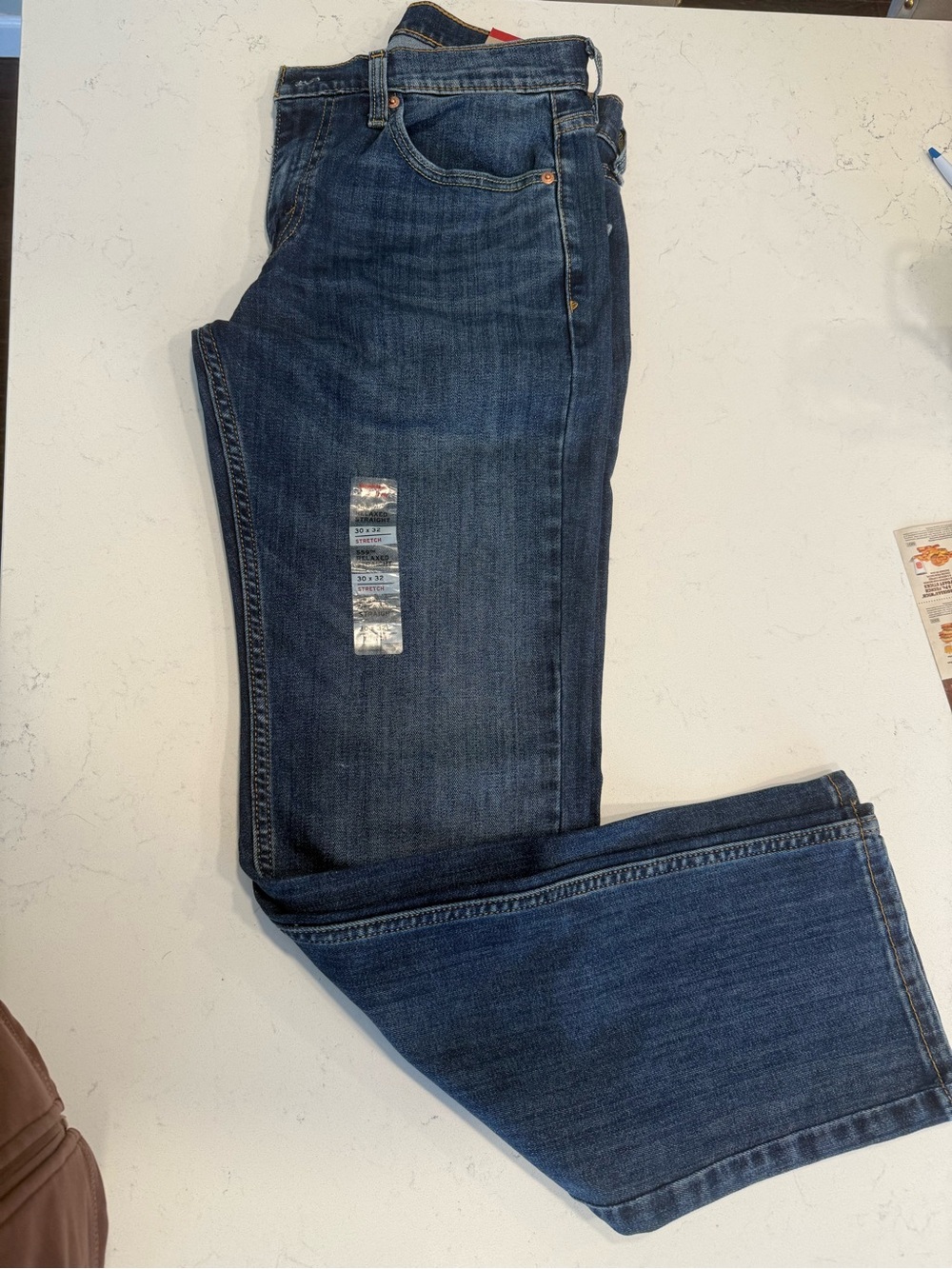 Levis stretch straight Classic Dark Blue Women's Jeans